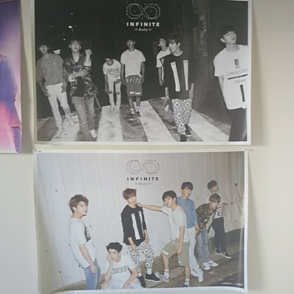KPOP infinite reality album posters